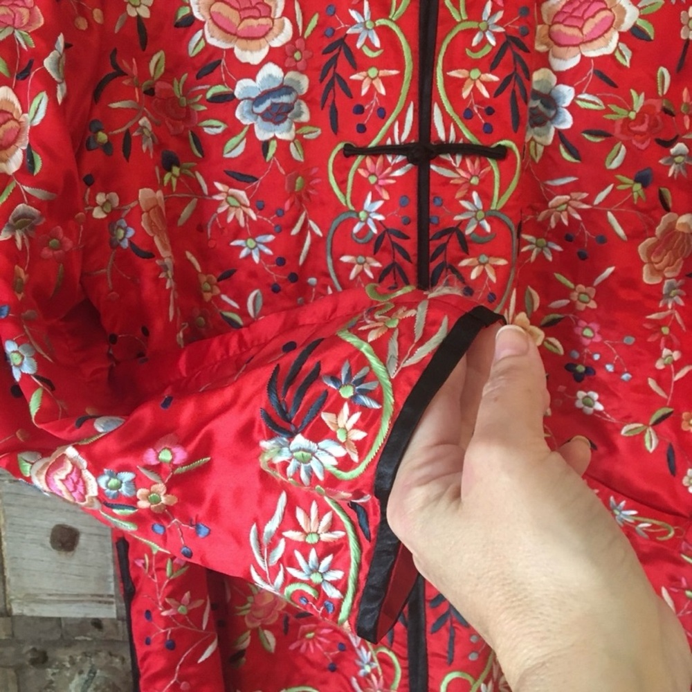 🌳🕊️SILK jacket - Picture 3 of 7